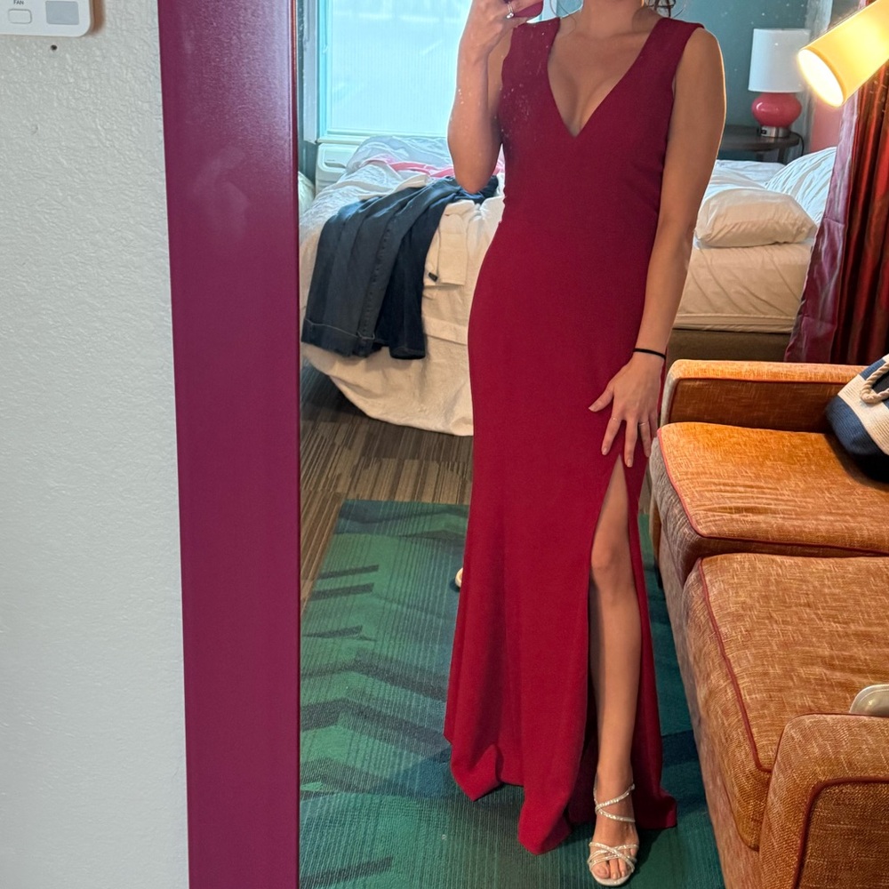 ❤️ Red Dress The Population Formal Dress